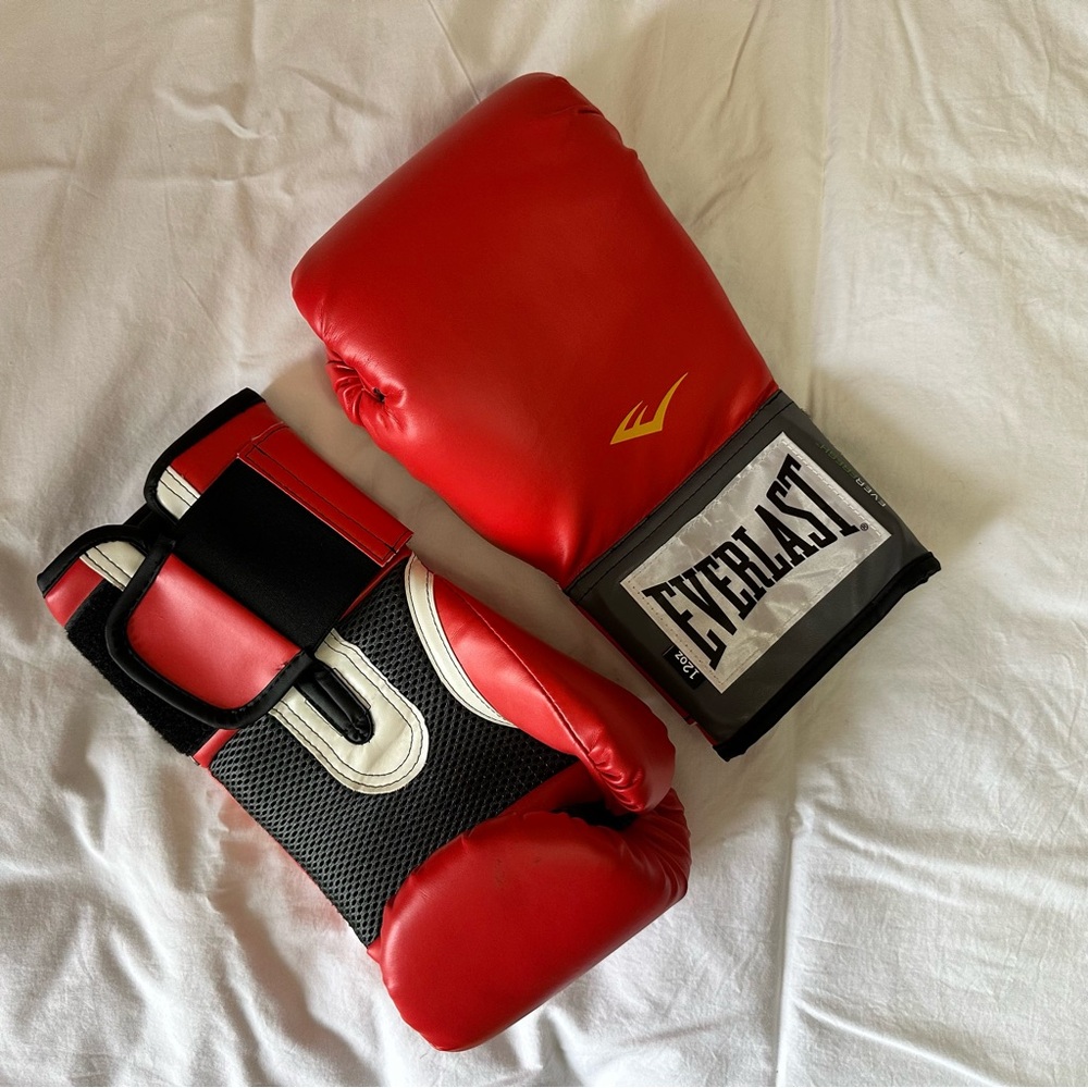 Everlast Pro-Style Red Boxing Gloves
